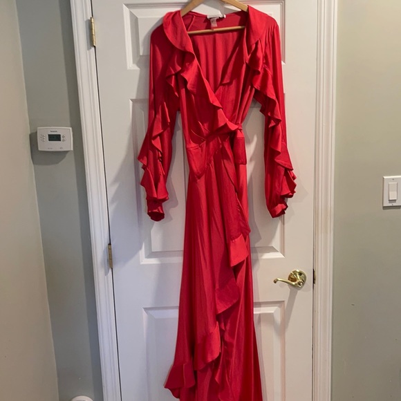 no brand Dresses & Skirts - Wrap maxi dress